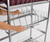 Lakeside 898 39.25" W x 69.75" H x 20.25" D Stainless Steel Dome Drying Rack