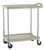Metro MY1627-24G 31.5" W x 18.31" D x 35.5" H Gray Plastic Shelf myCart Series Utility Cart