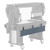 Cambro VBRR6191 66"W Gray Versa Tray Rail Only