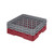 Cambro 30S434416 Camrack Glass Rack With (2) Soft Gray Extenders - 4 Cases