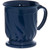 Dinex DX300050 Turnbury 8 oz Dark Blue Insulated Pedestal Base Mug