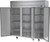 Beverage Air HRPS3HC-1S 78" W Three-Section Solid Door Reach-In Horizon Series Refrigerator