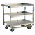 Lakeside 944 Tough Transport 39" W Stainless Steel Solid 3 Shelves Utility Cart