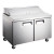 Admiral Craft USSL-2D/60 60" W 2-Section 2 Doors U-STAR Salad or Sandwich Refrigerated Prep Table - 6.4 Amps