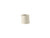Tuxton BER-015 1-1/2 Oz. Ceramic American White/Eggshell Creamer (4 Dozen Per Case)