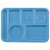 Carlisle 4398192 14" W x 10" D x 0.72" H Rectangular Melamine Compartment Tray