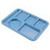 Carlisle 4398192 14" W x 10" D x 0.72" H Rectangular Melamine Compartment Tray