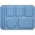 Carlisle 4398192 14" W x 10" D x 0.72" H Rectangular Melamine Compartment Tray