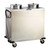 Lakeside E917 Express Heat 36.5" W 7.5" Dia. Stainless Steel Round Heated Plate Dispenser Cabinet