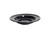Tuxton CBD-090 9" 12 Oz. Ceramic Black Round Soup Bowl (2 Dozen Per Case)
