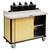 Lakeside 70410 Stainless Steel Condiment Cart Casters with Brakes 51-1/2"W x 25"D x 44-1/2"H