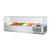 Turbo Air CTST-1200G-N E-Line Countertop Salad Table with clear hood 47-1/4"