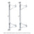 Metro Sw21C Super Erecta Wall Mounts 14" Shelf Depth End Unit Chrome Plated Finish