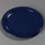 Carlisle 4350035 10 1/5" Dia. Round Melamine Cafe Blue Dallas Ware Dinner Plate