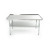 Adcraft ES-3024 24" W x 30" D Open Base with Undershelf Equipment Stand
