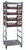New Age 1316 86.5"H Mobile Produce Crisper Rack with 8 Slides