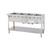 Duke WB304-NG 58.38" W Natural Gas Stainless Steel 4 Pan Open Base Aerohot Steamtable Wet Bath Unit - 27000 BTU