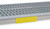 Metro CSM6-YX Metromax I Shelf Marker 6" x 1-1/2" Snaps Over Edge Yellow