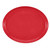 Cambro 2500510 19.25" Red Oval Serving Camtray - 6/Case