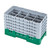 Cambro 8HS958119 Camrack Glass Rack With (5) Soft Gray Extenders - 2 Cases