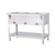 Duke E303SW-E 3 Pan Electric AeroHot Hot Food Station Open Shelf Base