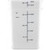 Carlisle 11966PE02 22 Qt. White with Blue Print Polyethylene Squares Food Storage Container