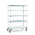 Metro 5Q537EG3 Metromax Q Mobile Shelving Unit 36"W (4) Open Grid Shelves With Epoxy Coated Steel Frames