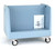 Metro DSD11 Poker Chip Polymer Dish & Tray Cart With Handle