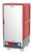 Metro C537-MFS-U C5 3 Series Red 3/4-Size Insulated Moisture Heated Holding & Proofing Cabinet with Solid Doors and Universal Wire Slides - 120 Volts