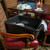 Carlisle N4401103 20" W x 15" D x 7" H Black Comfort Curve Tote Box