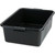 Carlisle N4401103 20" W x 15" D x 7" H Black Comfort Curve Tote Box