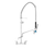 Fisher 53449 Stainless Steel Spring Style Adjustable Wall Mount Pre-Rinse Unit