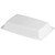 Dinex DXHH8 12 Oz. White Rectangular Polypropylene Entree