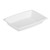 Dinex DXHH8 12 Oz. White Rectangular Polypropylene Entree