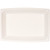Dinex DXHH8 12 Oz. White Rectangular Polypropylene Entree