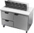 Beverage Air SPED48HC-10-2 48" W Two-Section One Door Sandwich Top Refrigerated Counter