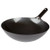Winco WOK-36 16" Dia. Black Carbon Steel Japanese Wok