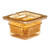 Cambro 60HPCHN150 H-Pan 1/6 Size Amber Cover - 6/Case