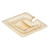 Cambro 60HPCHN150 H-Pan 1/6 Size Amber Cover - 6/Case