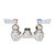 Fisher 62839 4" Stainless Steel Centers Control Valve With Swivel Outlet