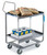 Lakeside 4743 Handler Series 38.63" W Stainless Steel 2-Tier Heavy Duty Utility Cart - 700 Lbs.