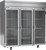 Beverage Air HR3HC-1G 78" W Three-Section Glass Door Reach-In Horizon Series Refrigerator