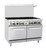 Migali C-RO8B-LP Competitor Series 48" Liquid Propane 8 Burner Gas Range