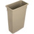 Carlisle 34202306 23 Gallon Polyethylene Beige Trimline Waste Container