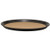 Winco TCK-14 14" W Plastic Black Round Tray
