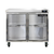 Continental Refrigerator SW36NGD 36"W Two-Section Glass Door Work Top Display Refrigerator