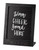 Cal-Mil 3818-811-87 Cinderwood Chalkboard Sign Dark Ash Gray Oak Wood Frame 10-3/8"W
