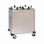 Lakeside S5211 Easy-Glide 11.25" Dia. Square Stainless Steel 2-Tube Mobile Dish Dispenser