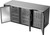 Beverage Air BB78HC-B 78" W Three-Section Solid Door Refrigerated Back Bar Storage Cabinet - 115 Volts