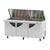 Turbo Air TST-72SD-30-N-FL 72.63" W Three-Section Three Door Super Deluxe Sandwich/Salad Mega Top Unit with Flat Lids